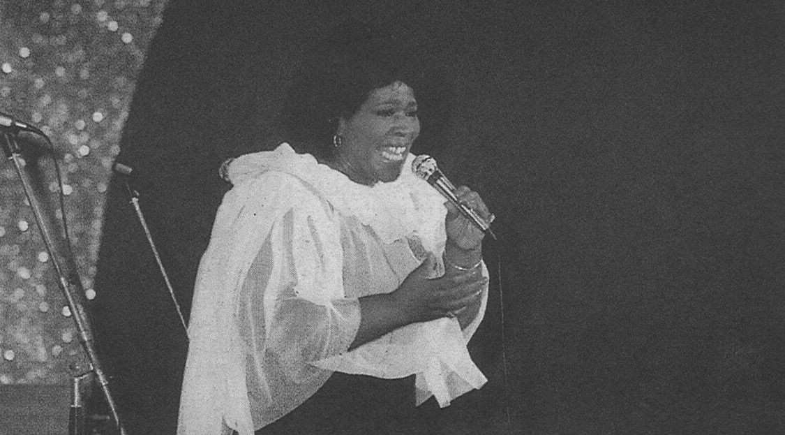 Delois Barrett Campbell at BALOISE SESSION 1990 Delois Barrett Campbell at BALOISE SESSION 1990
